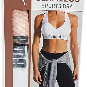 Puma 2 Pack Medium Impact Seamless Sports Bra